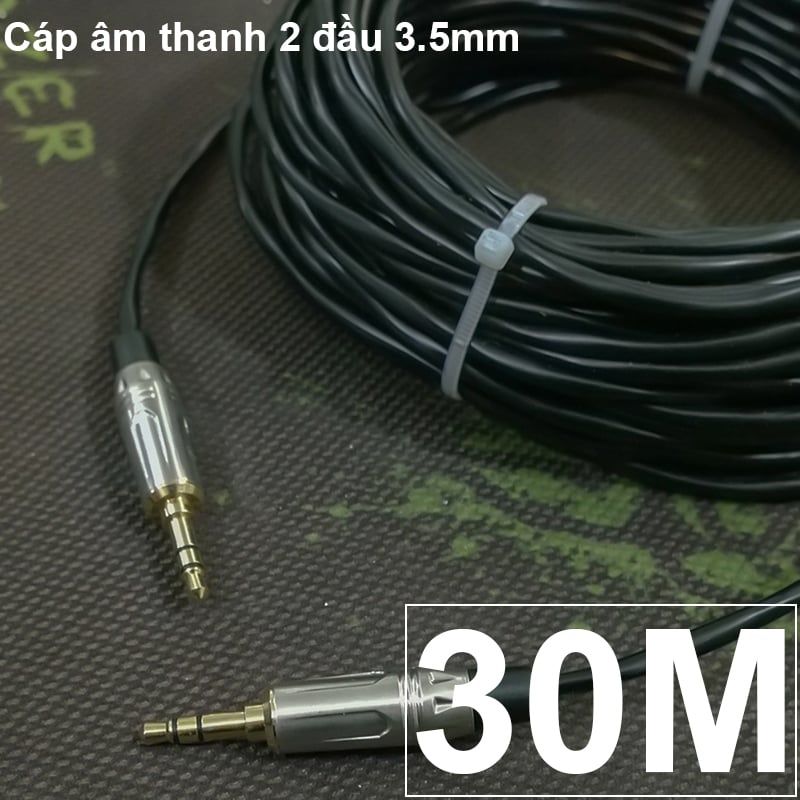  Cáp audio 2 đầu 3.5mm AUX Coraon jack 3.5mm LCS3G cáp NC-2B2AT 10M 15M 20M 25M 30M 40M 50M 