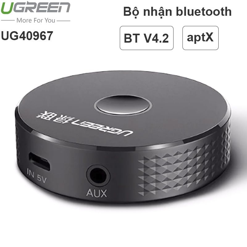 Bộ nhận âm thanh bluetooth di động cho Loa Amplifier xe hơi Ugreen 40967