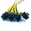 Cáp chia nguồn Molex 6PIN ra 4 đầu 6PIN 30Cm 16 16AWG