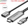 Cáp USB ra HDMI - Cáp Micro USB USB-C Lightning to HDMI 1080P 1.5 mét UGREEN 50291