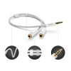 Cáp chia Audio 3.5mm ra một cổng Mic và một cổng ra Loa Ugreen 10789 (trắng)