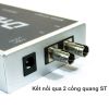 Bộ chuyển đổi RS232-RS422-RS485 qua cáp quang 20KM Dtech DT-9077