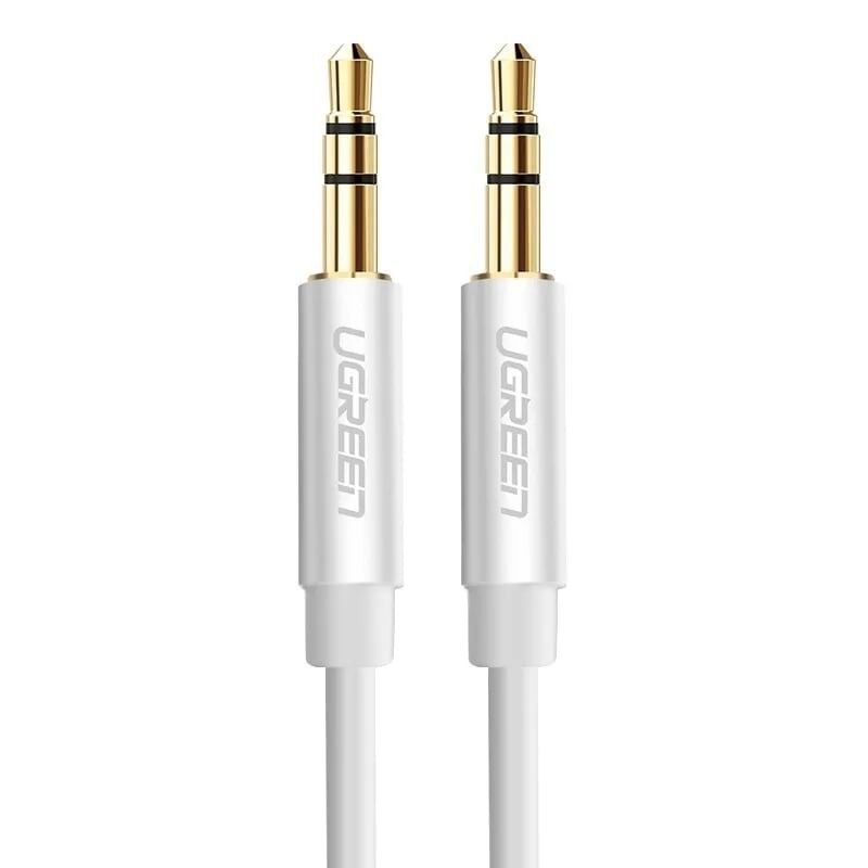  Cáp audio 3.5mm UGREEN mạ vàng 24K 0.5M 1M 2M 3M 5M (tròn màu đen) 