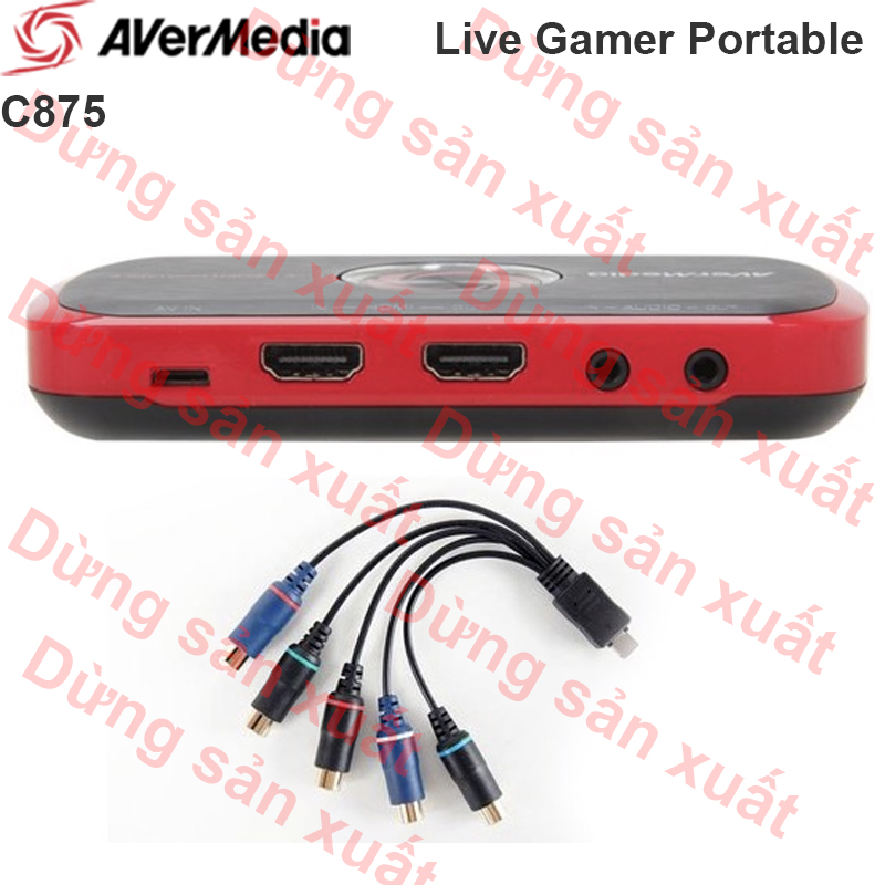 HDMI to USB Capture AverMedia C875 hỗ trợ PS3 xBox Card ghi hình phụ kiện điện tử