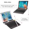 Bàn phím bao da Bluetooth cho iPad Air Air 2 Pro 9.7 New iPad 2018 có LED BOW T201D