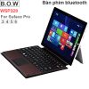 Bàn phím cho Surface Pro 3 4 6 2017 BOW WSP328- Mặt sần chống bám vân tay (màu hồng)