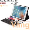 Bàn phím bao da bluetooth cho iPad Air Pro gen 6 9.7'' CK2038 - Hỗ trợ QI