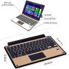 Bàn phím bluetooth cho Surface 3 10.8 mặt nhôm vàng MZ1078