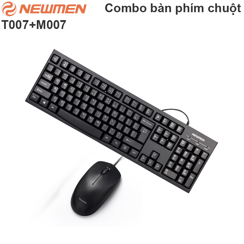 Bộ bàn phím chuột USB cho văn phòng Newmen T007 + M007