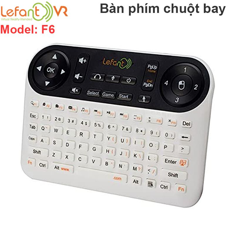 Bàn phím không dây Chuột bay cầm tay Lefant F6