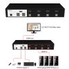 KVM Switch HDMI 4x1 - Bộ chuyển mạch HDMI và USB 4 ra 1 30Hz MT-VIKI MT-0401HK