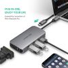 Bộ chuyển USB-C ra VGA + Hub 3*USB 3.0 + USB-C Power sạc UGREEN 50210