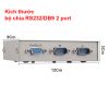 Switch RS232 DB9 2 cổng, Bộ chuyển mạch RS232 2 vào 1 MT-VIKI MT-RS232-2