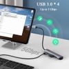 Bộ chia USB typeC ra HDMI 4K@30Hz và 4 cổng USB 3.0 chính hãng Ugreen 20197