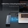 Bộ chia USB 3.0 13 cổng nguồn ngoài 12V vỏ nhôm Orico BT2U3-13AB