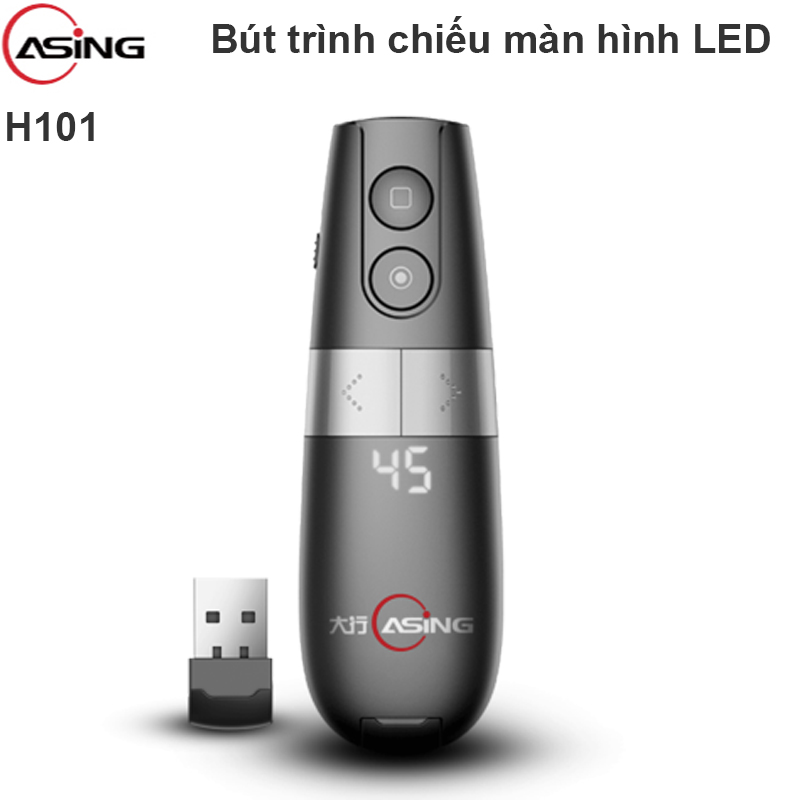 Bút trình chiếu kỹ thuật số spotlight cho màn hình LED TV LCD kiêm chuột bay Asing H101