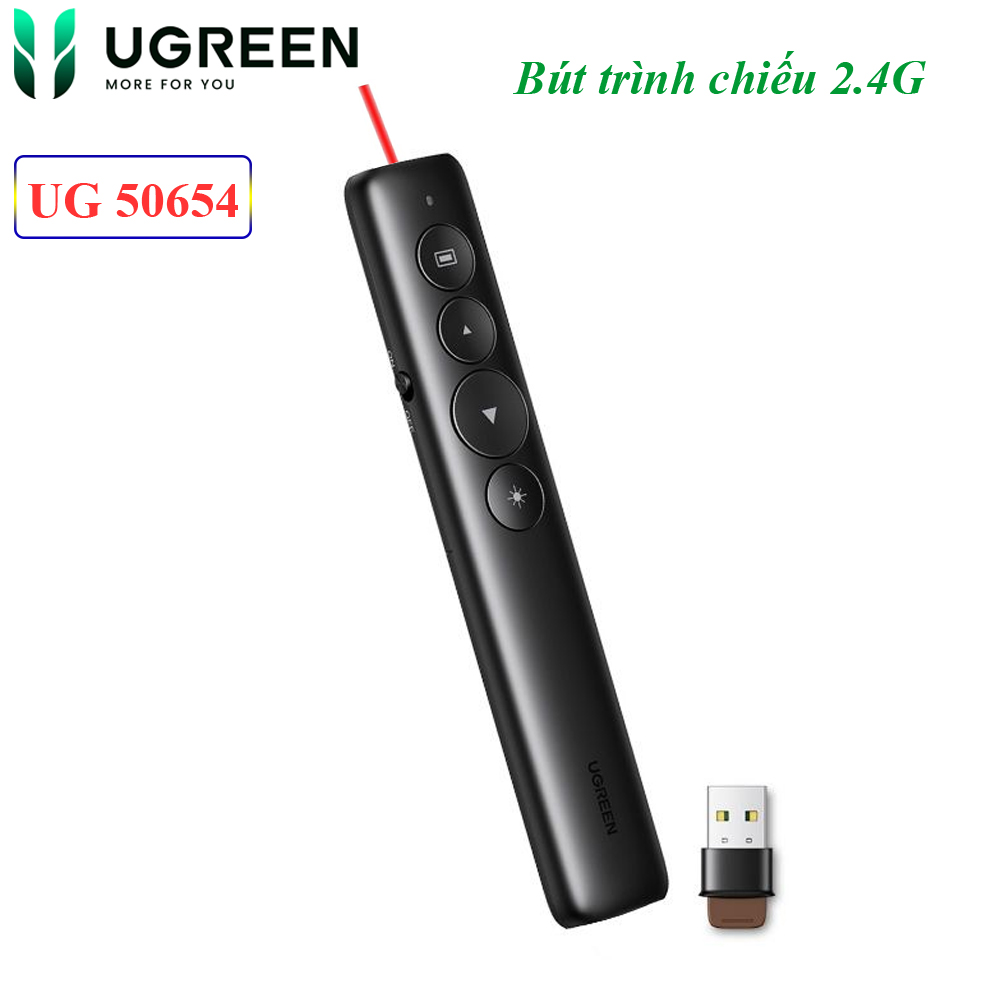 Bút trình chiếu laser - Bút chỉ đèn lazer cho máy chiếu Ugreen 50654