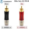 Đầu hàn jack cắm AV/RCA mạ vàng 24K Coraon C-366BG (1 chiếc)