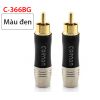 Đầu hàn jack cắm AV/RCA mạ vàng 24K Coraon C-366BG (1 chiếc)