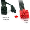 Cáp nguồn Molex 8Pin ra 8Pin 6+2 60Cm