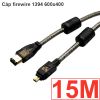 Cáp 1394 FireWire 600/400 1.5M 3M 5M 10M 15M