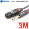 Cáp âm thanh 6.5mm stereo ra XLR cổng cái Coraon Z-NP3X-B + LC3FX-B 1M 1.5M 3M 5M 10M