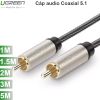 Cáp Audio Coaxial RCA Ugreen 1M 1.5M 2M 3M 5M