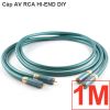 Cáp Audio RCA Hi-end Ortofon 0.75M 1M 1.5M (2 sợi)