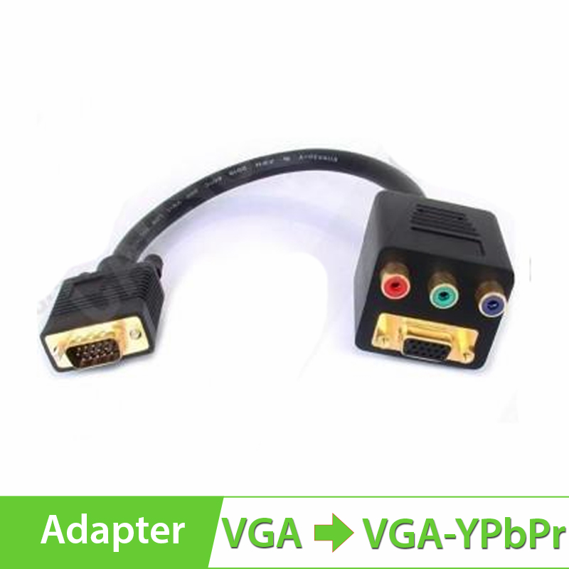 Cáp chuyển đổi VGA Male sang VGA+RCA