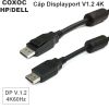 Dây cáp Displayport sang Displayport V1.2 4K@60Hz BizLink OEM chuyên dụng cho màn hình Dell HP 1.8M