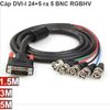 Cáp DVI-I 24+5 to RGBHV 5BNC 1.5M 3M 5M