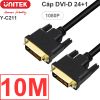 Cáp DVI-D 24+1 full 1080P Unitek 1.5M 3M 5M 10M 15M 20M