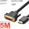 Cáp HDMI ra DVI 24+1 full HD 1080P UGREEN 1M 1.5M 2M 3M 5M 8M 10M 12M 15M