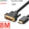 Cáp HDMI ra DVI 24+1 full HD 1080P UGREEN 1M 1.5M 2M 3M 5M 8M 10M 12M 15M