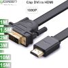 Cáp chuyển DVI sang HDMI dẹt mỏng UGREEN dài 1 mét đến 15 mét