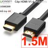 Cáp HDMI UGREEN hỗ trợ full HD 1080P 4K 2K 30hz 1 mét đến 100 mét