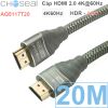 Cáp HDMI 2.0 4K60Hz Ultra HD Choseal 1.5M 3M 5M 8M 10M 15M 20M