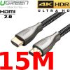 Cáp HDMI 2.0 4K60Hz Ultra HD vỏ Carbon đầu kim loại 1 mét đến 20 mét chính hãng Ugreen