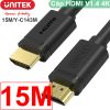 Cáp HDMI sang HDMI 2 đầu đực V1.4 4Kx2K 30Hz Unitek 1 mét đến 70m UNITEK chính hãng