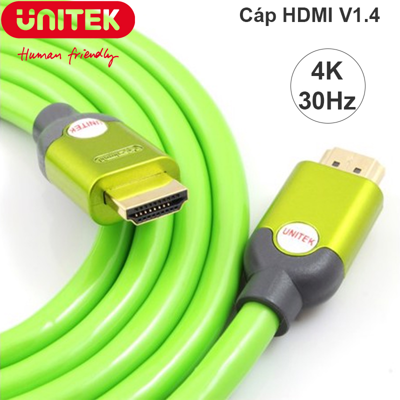 Cáp HDMI 4K 30Hz 1.5M  Unitek Y-C156GN