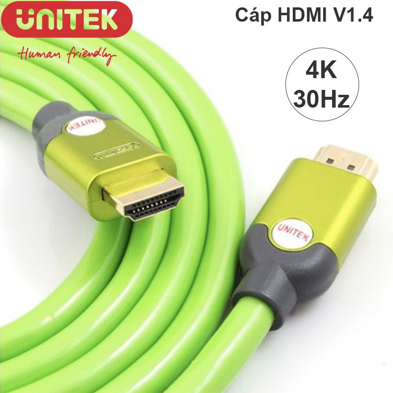 Cáp HDMI 4K 30Hz 1.5M  Unitek Y-C156GN