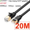 Cáp mạng LAN CAT7 10Gbps FTP UGREEN từ 1M 1.5M 2M 3M 5M 8M 10M 15M 20M, đầu bọc hợp kim mạ vàng