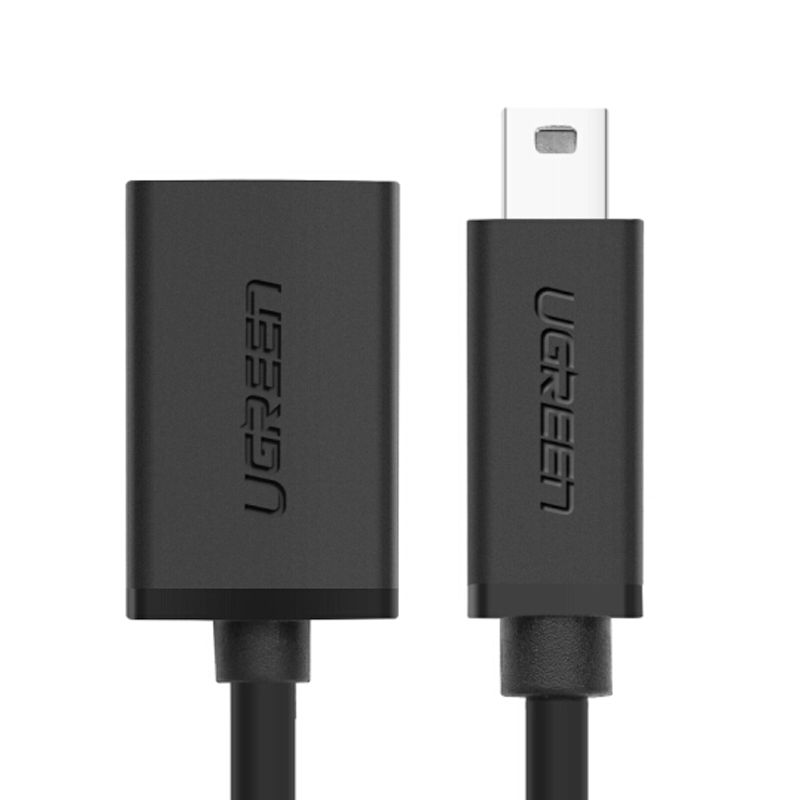  Cáp OTG Mini USB 2.0 sang USB AF 20Cm cắm cổng USB của xe hơi Ugreen 10383 