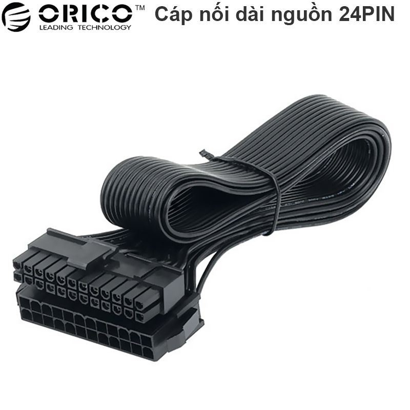 Cáp nối dài nguồn Mainboard 24pin 50cm Orico PPW-24P-50