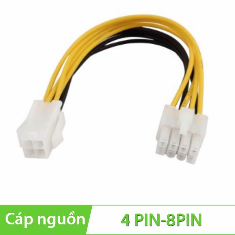 Cáp chuyển nguồn nguồn 4pin sang 8pin CPU