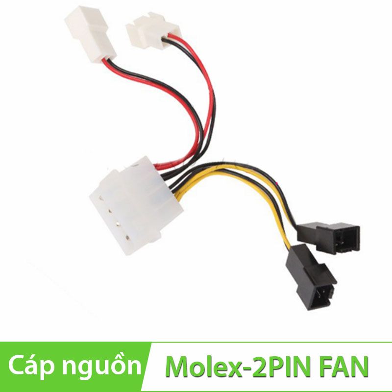 Cáp chia nguồn IDE 12V ra 2x12V, 2x5V