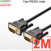 Cáp RS232 DB9 COM9 nối thẳng 2 đầu đực male - male UGREEN 1.5M 2M 3M 5M