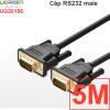 Cáp RS232 DB9 COM9 nối thẳng 2 đầu đực male - male UGREEN 1.5M 2M 3M 5M