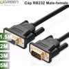 Cáp RS232 DB9 COM9 nối thẳng 1 đầu cái 1 đầu đực male - female UGREEN 1.5M 2M 3M 5M