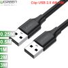 Cáp USB 2.0 male to male 0.25M 0.5M 1M 1.5M 2M 3M UGREEN